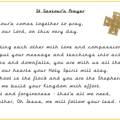 St Saviour's Prayer​​​​​​​